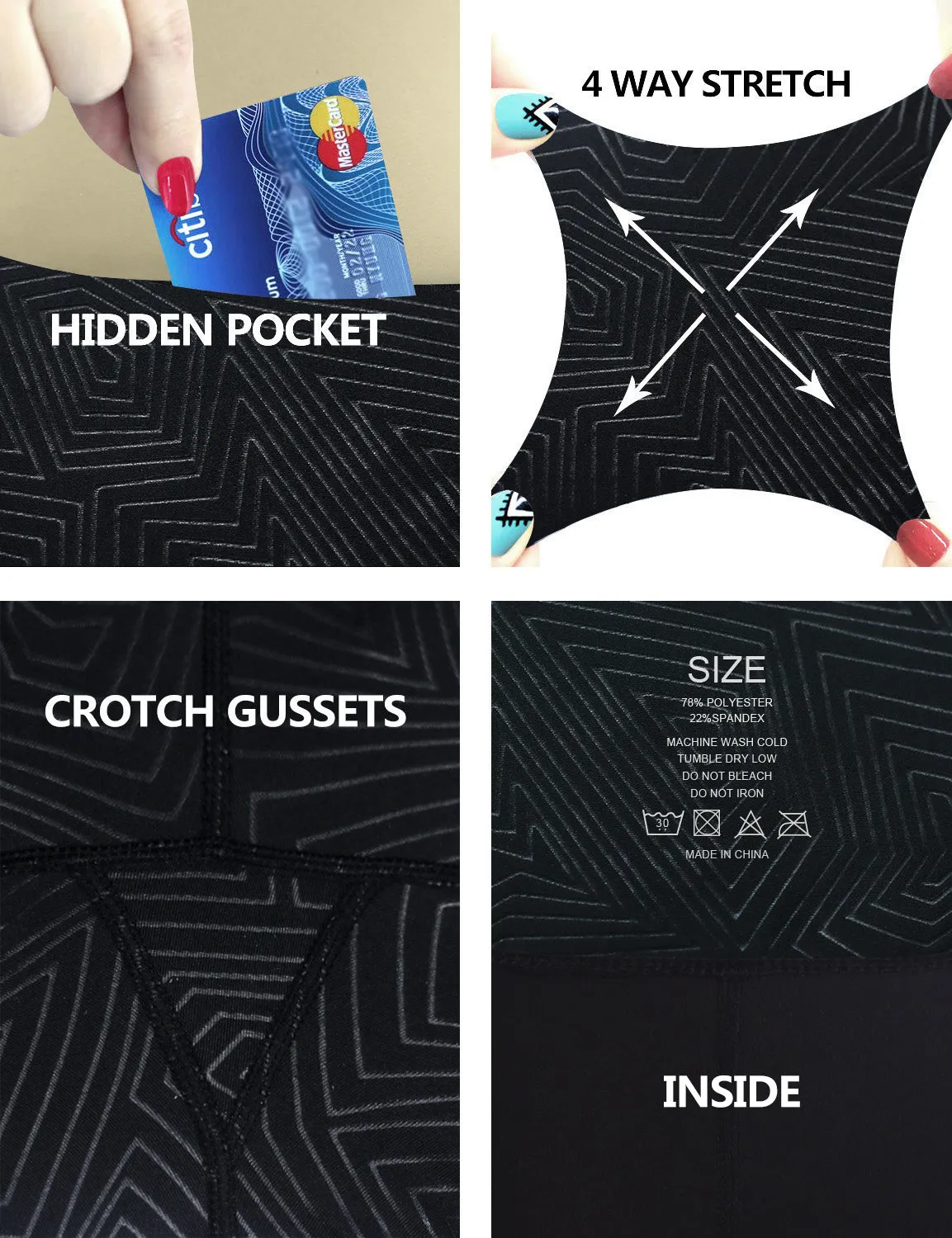 22" inseam 3D Printed Running Pants MAZE_Running