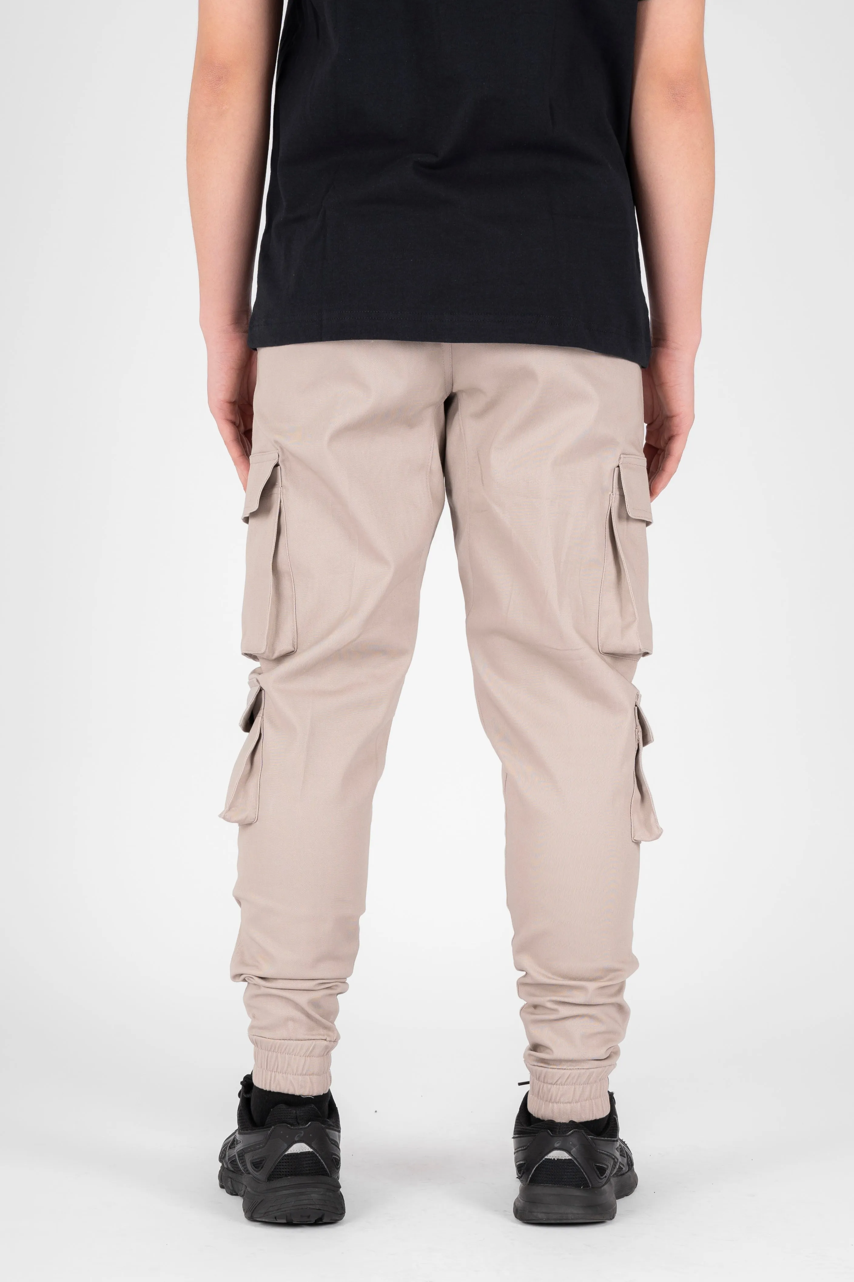 6 POCKETS CARGO PANTS - STONE