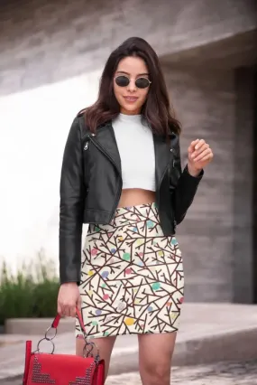 Abstract Pattren (36) Pencil Skirt