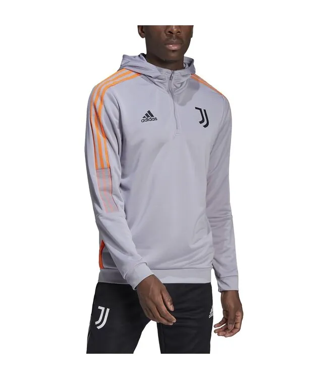 adidas Juventus Track Hoodie HB6043 GREY/ORANGE