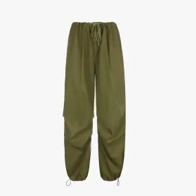 Baddie Drawstring Parachute Pants