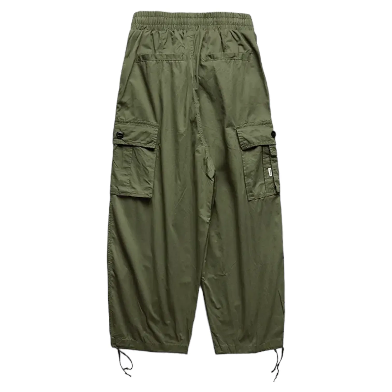 Baggy fit cargo pocket wide leg pant