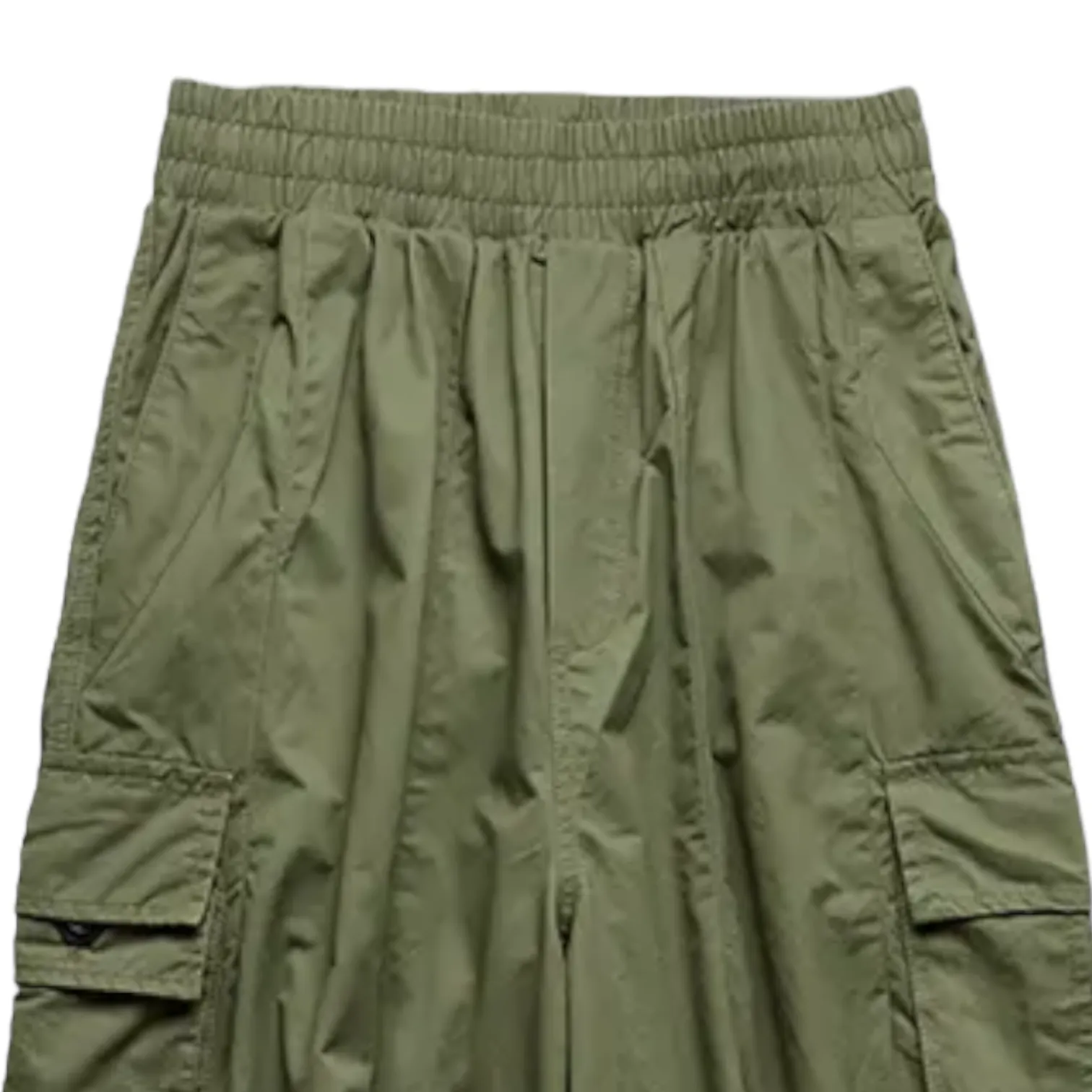 Baggy fit cargo pocket wide leg pant