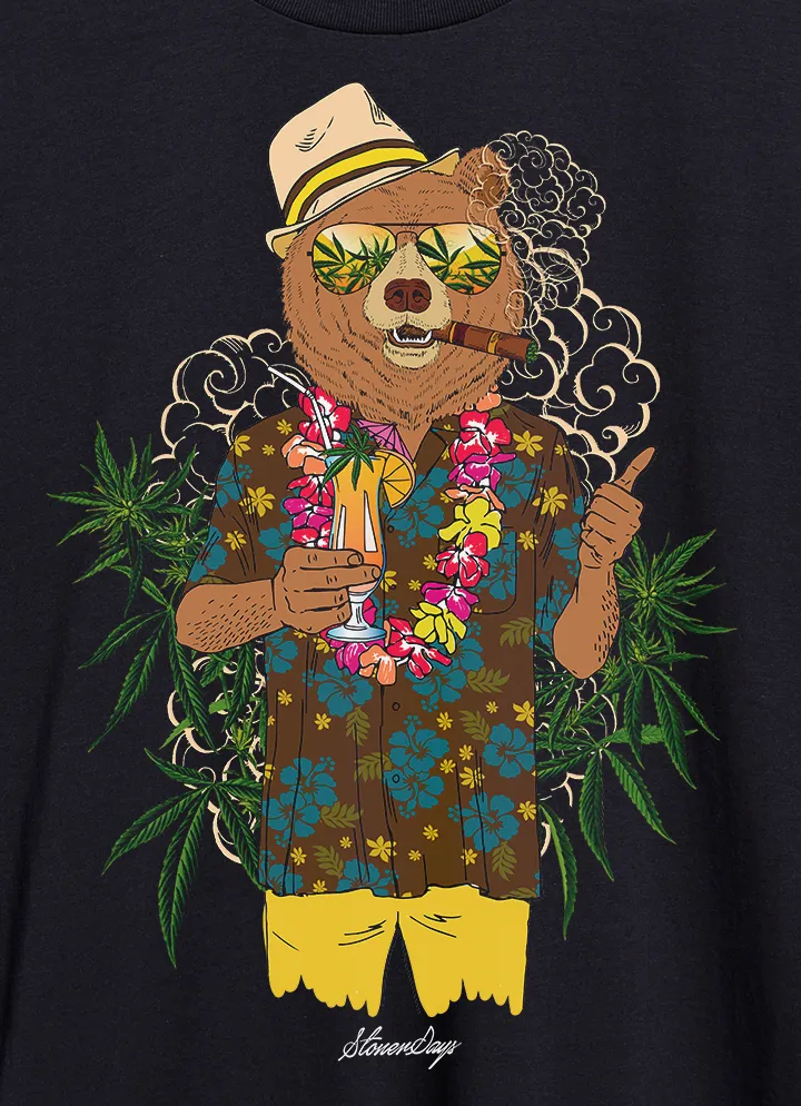 Bear On Vacation Racerback