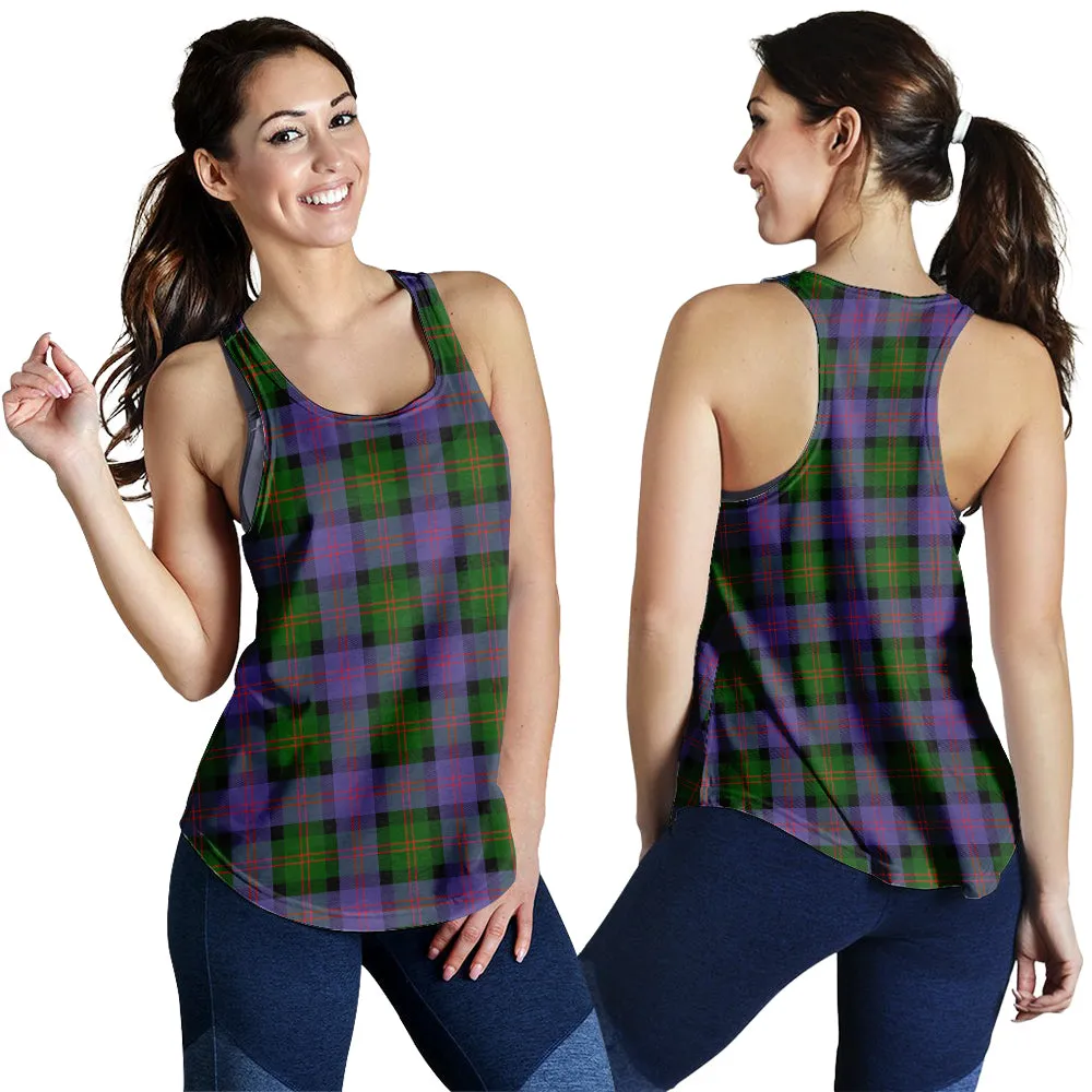 Blair Modern Tartan Women Racerback Tanks