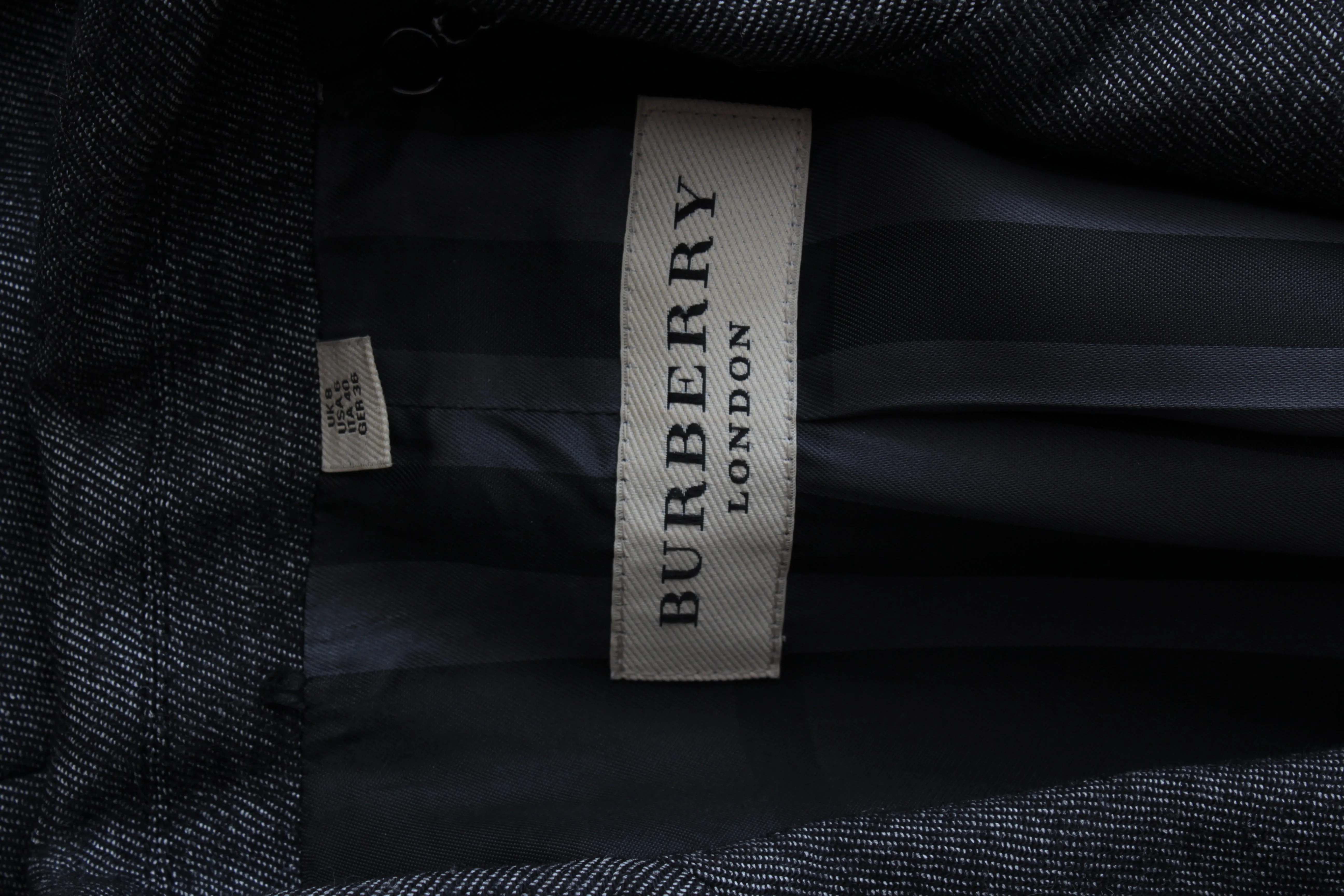 Burberry London Wool-Blend Tailored Blazer