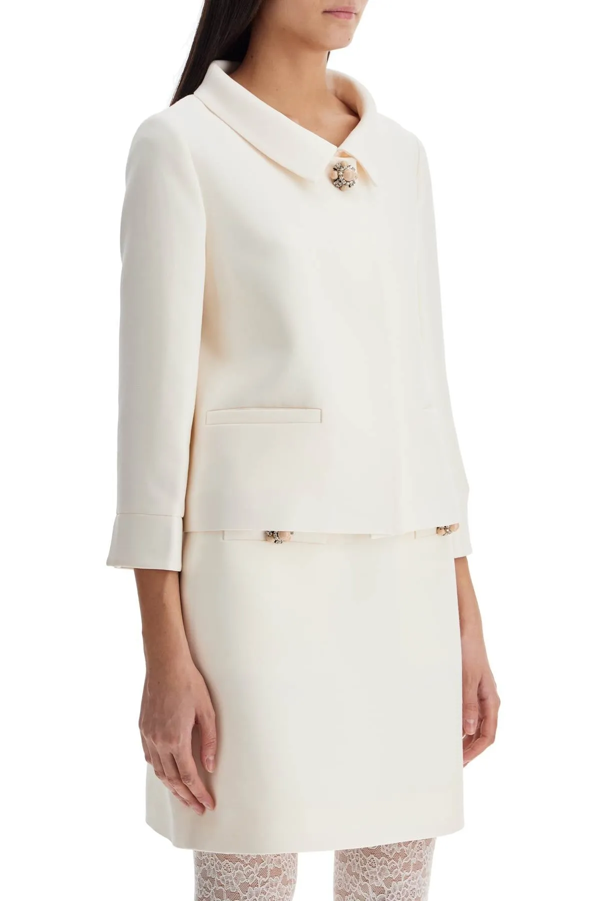 Crepe Couture Tailored Blazer