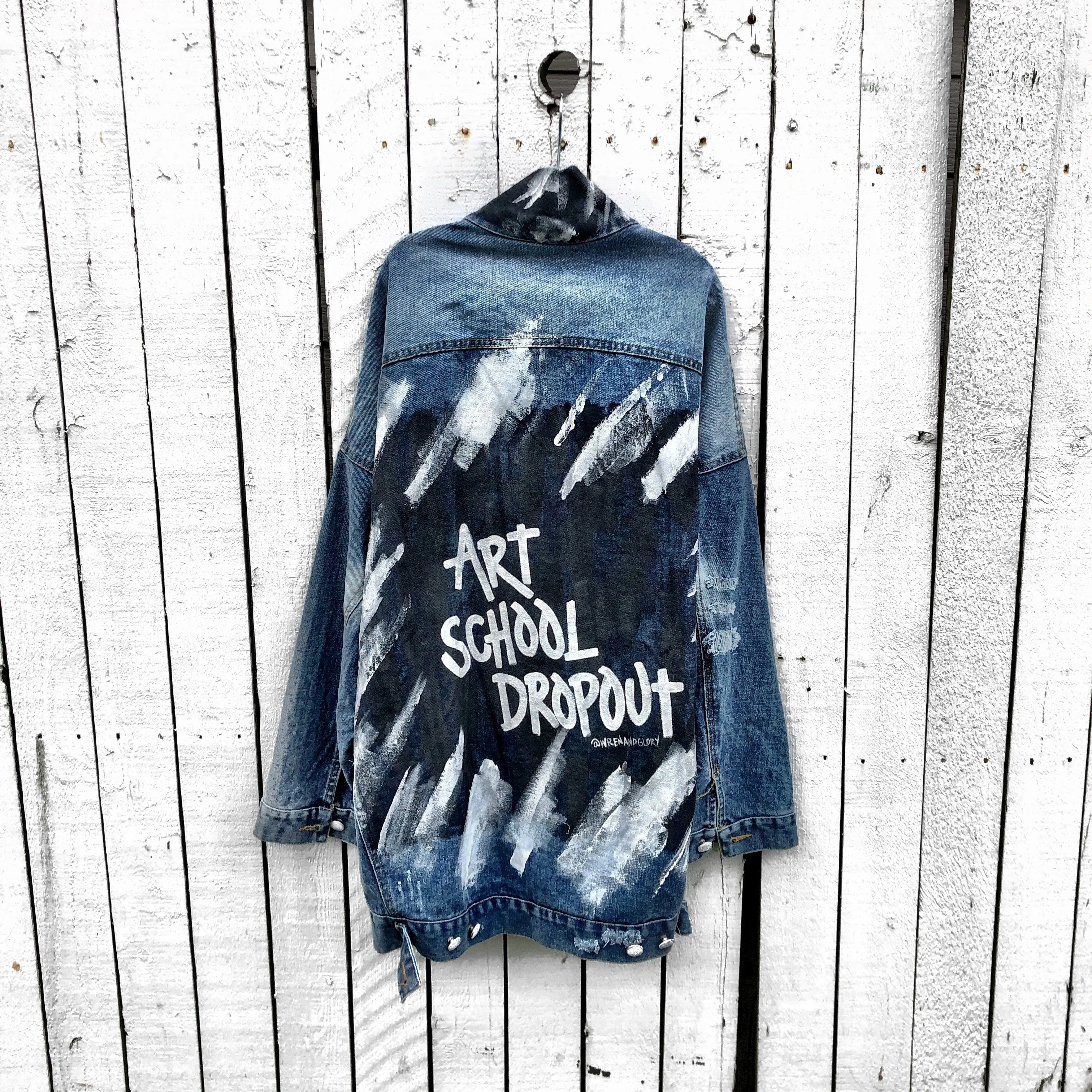 'DROPOUT' DENIM JACKET