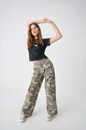 EASY CARGO PANT - Green Camo