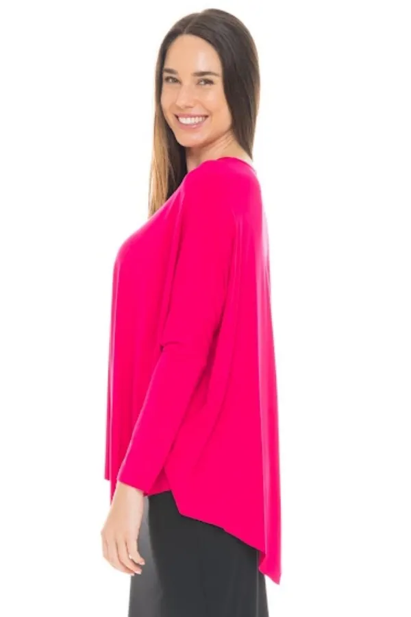 EDEN TOP SOLID JERSEY (HOT PINK)