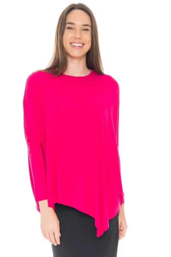 EDEN TOP SOLID JERSEY (HOT PINK)