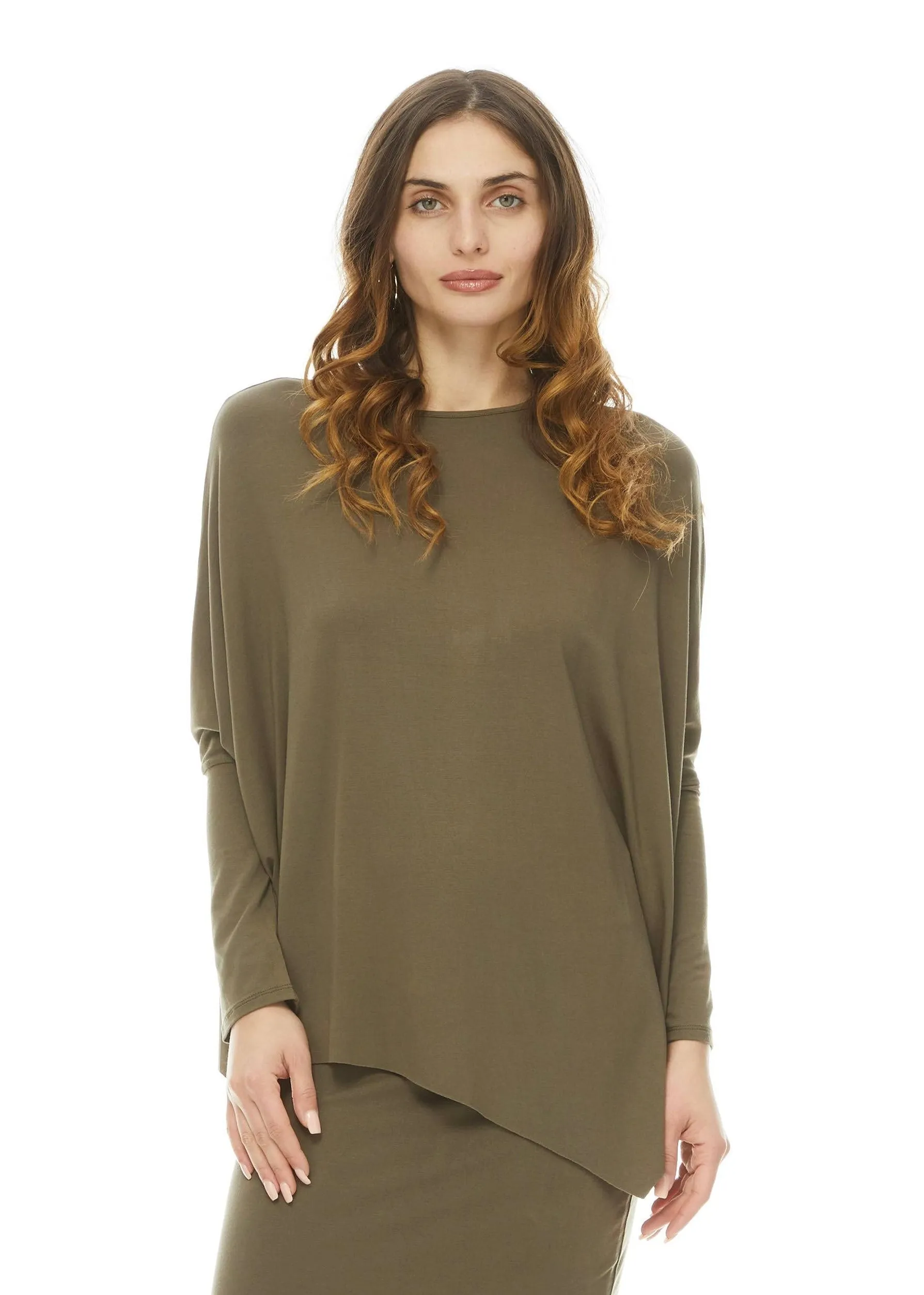 EDEN TOP SOLID JERSEY (OLIVE)