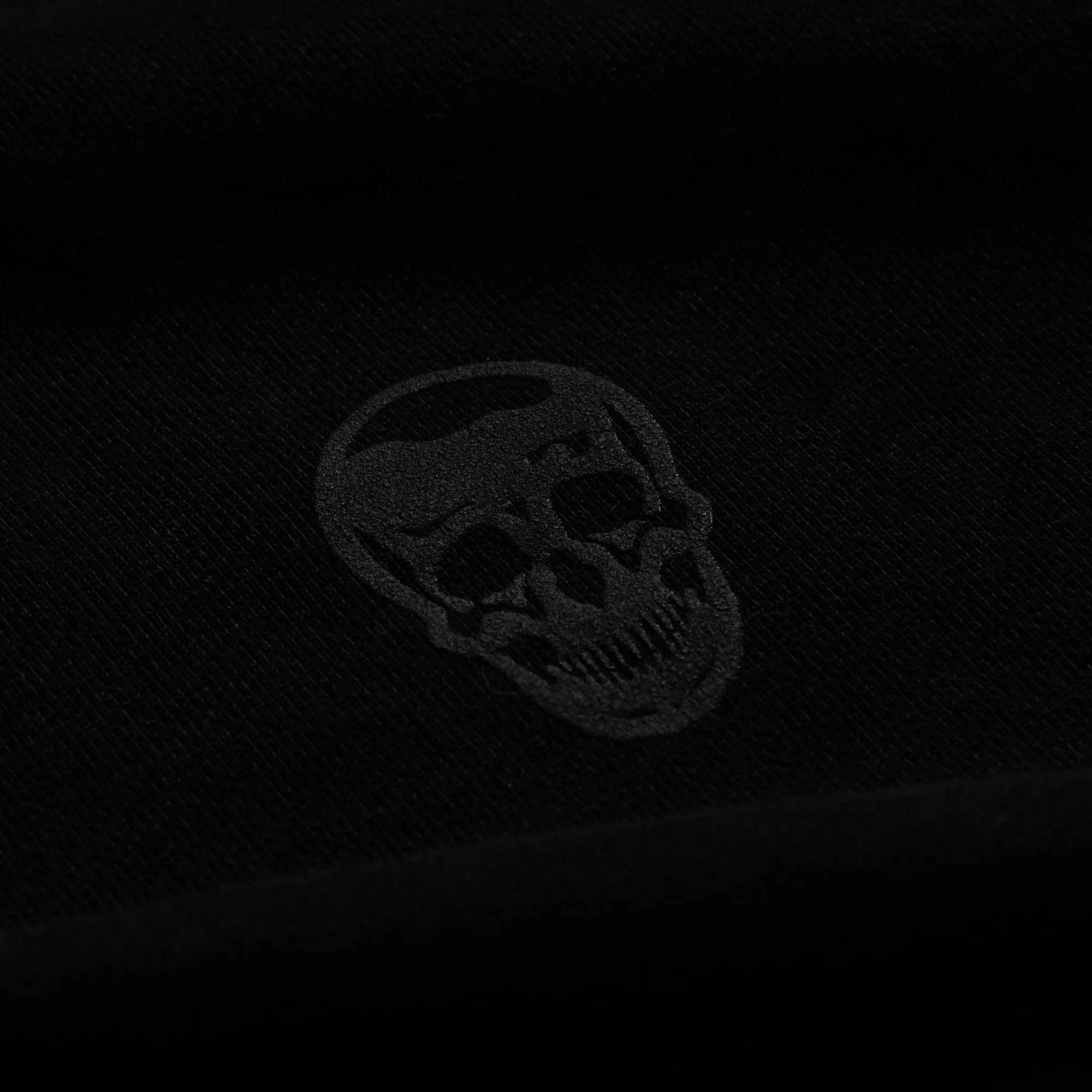 Heavyweight Core Skull Hoodie - Black