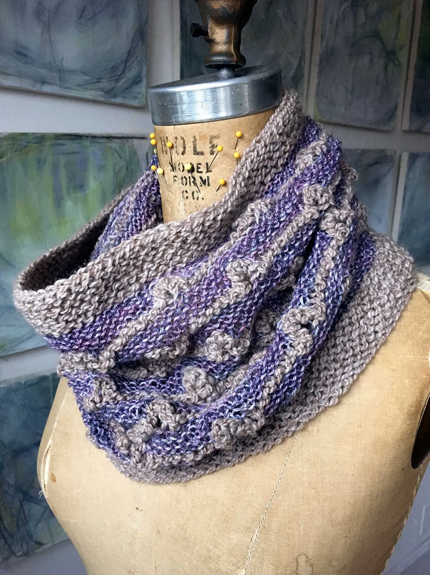 Honeydrops Cowl <br/><small>knitting pattern</small>