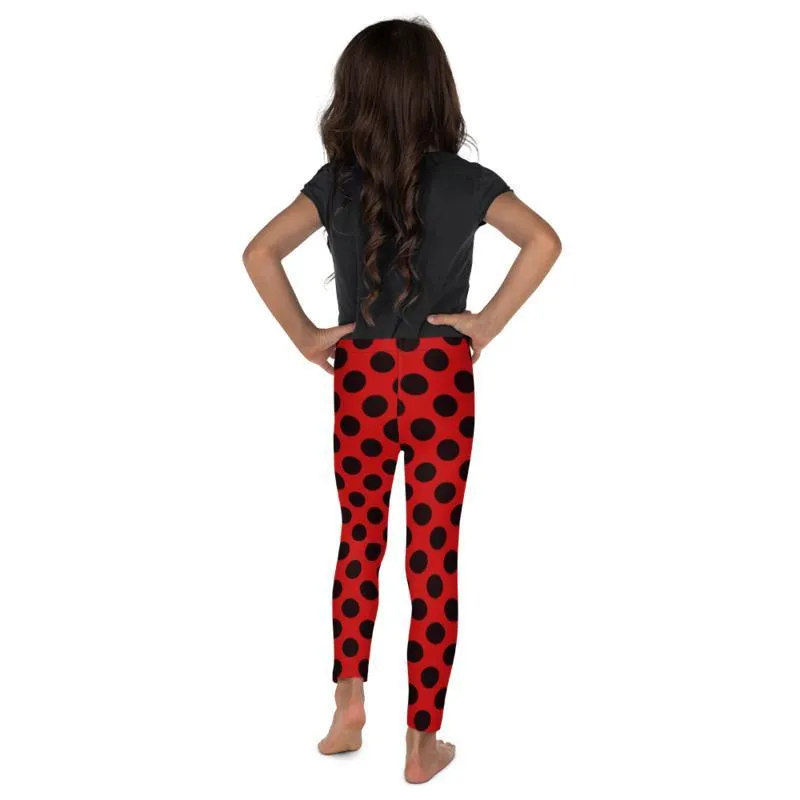 Kids Lady bug Polka Dot Leggings