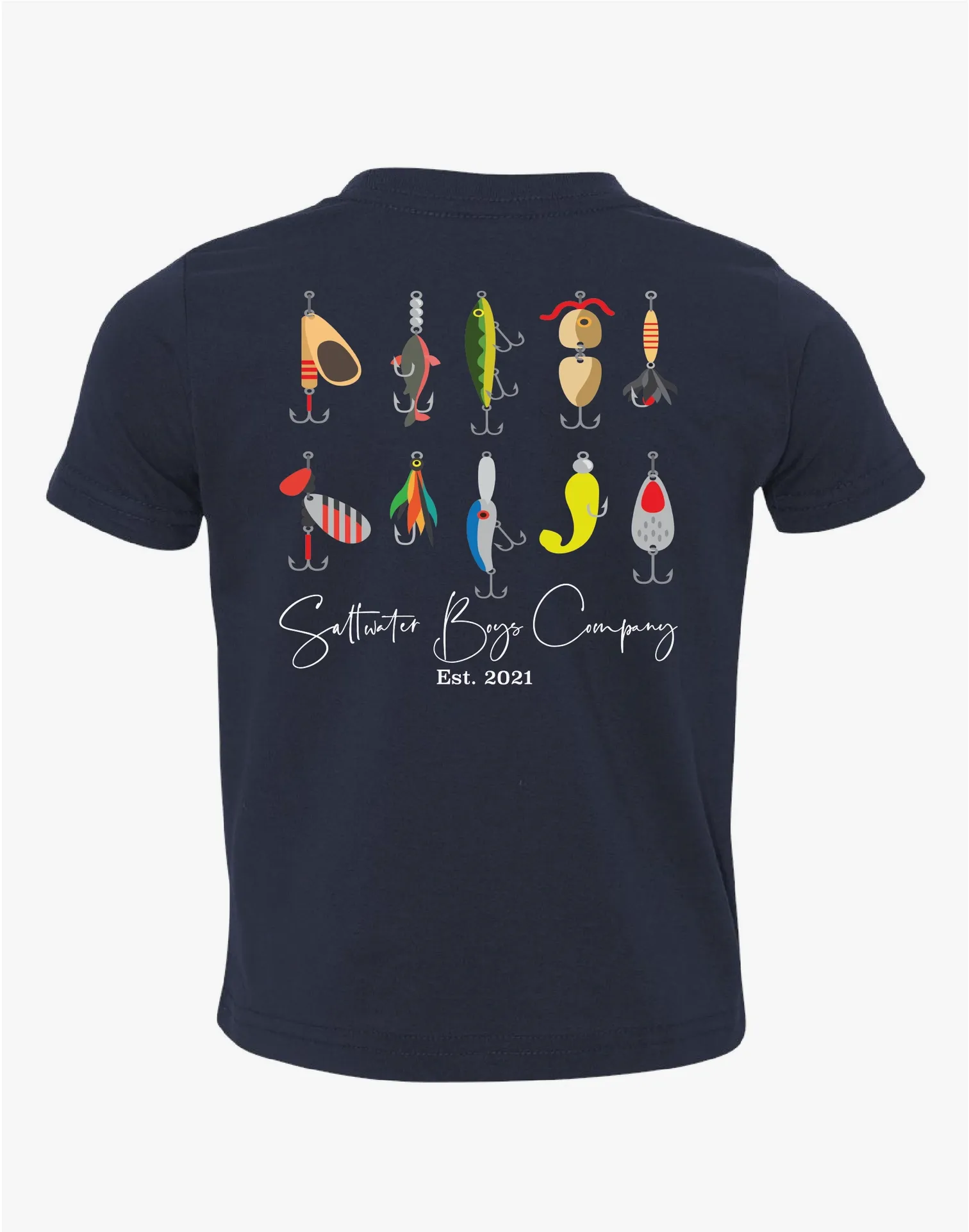 Little Lures Short Sleeve Tee Navy Blue