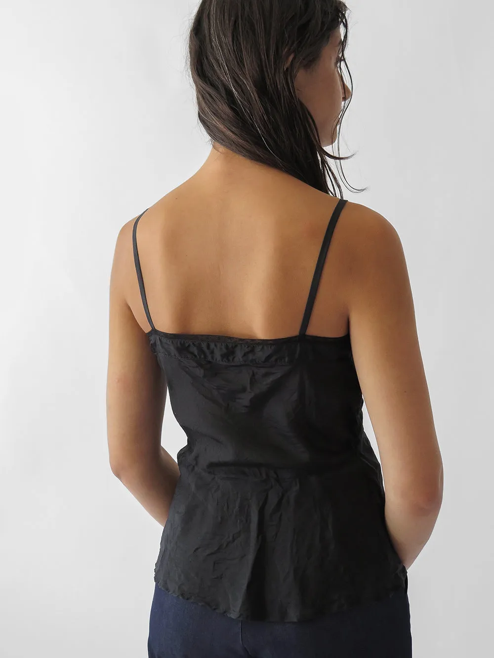 Lolita Silk Camisole in Black