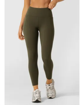 Lorna Jane Amy Phone Pocket Tech Ankle Biter Legging -  Luxury Green