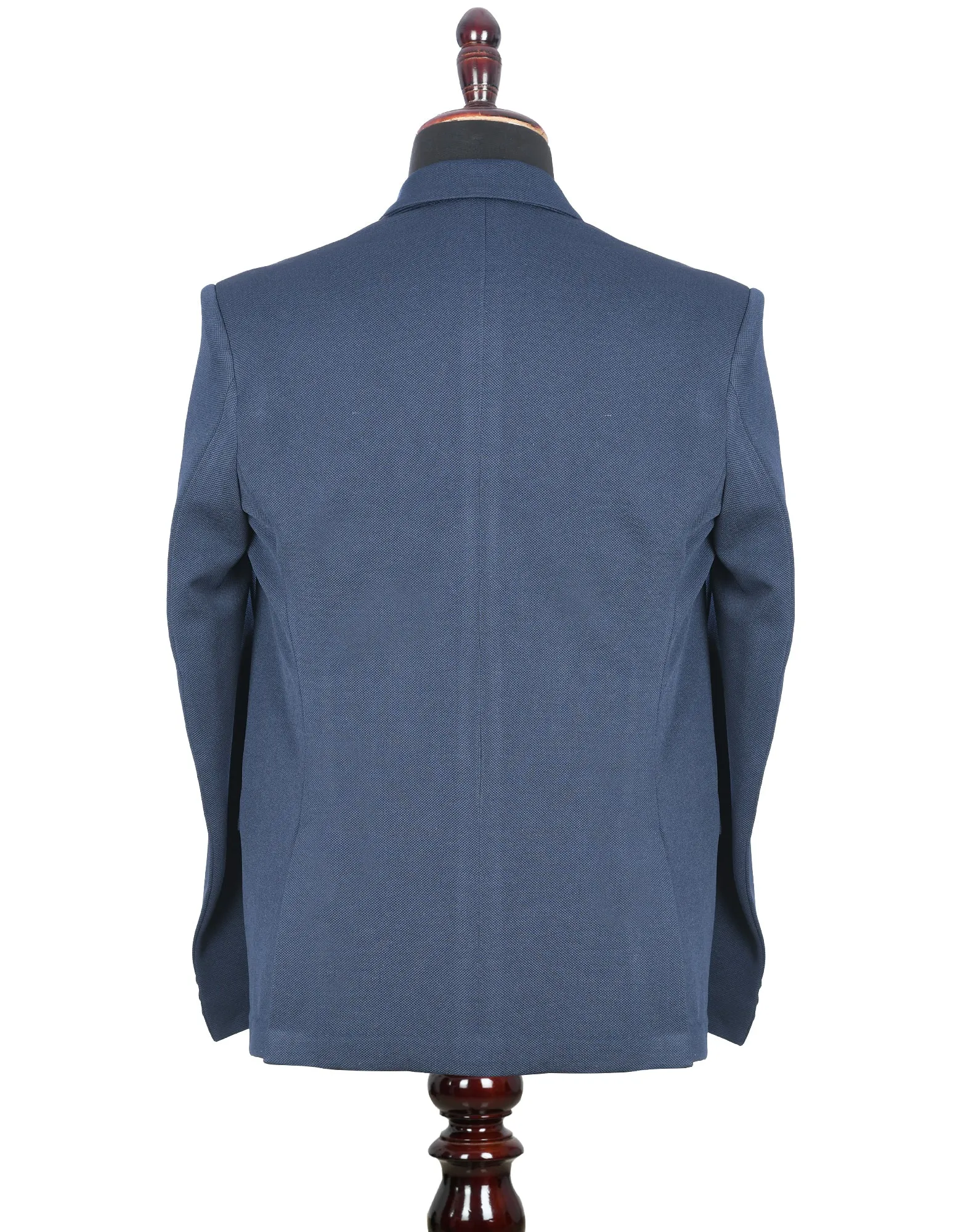 Navy Blue Knitted Blazer