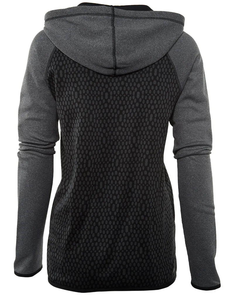 Nike Therma All Time Mirror Mesh Full-zip Training Hoodie Womens Style : 715591