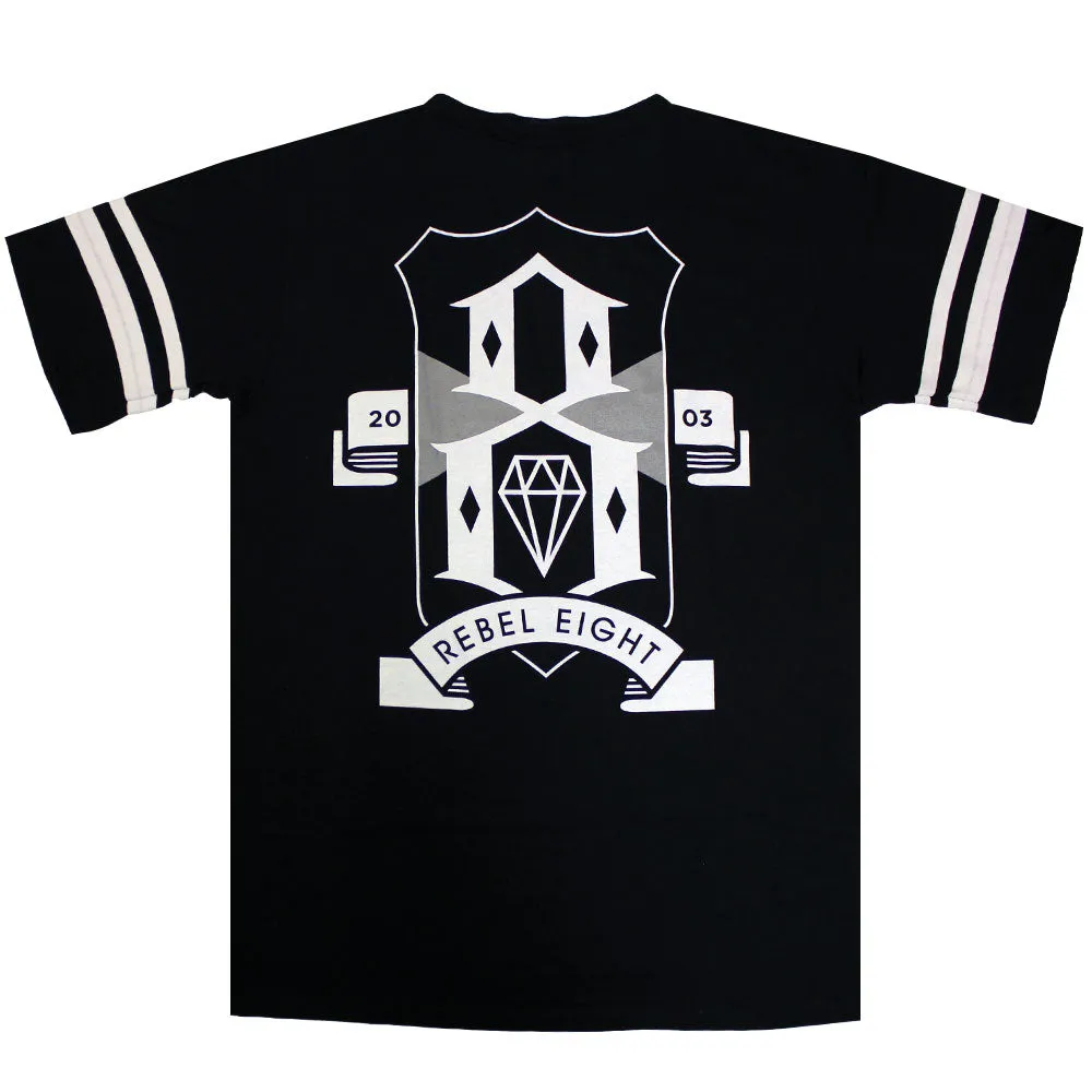 Rebel8 R8FC Jersey T-Shirt Black